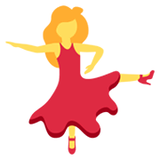 💃 Emoji Mujer Bailando en Twitter Twemoji 13.0.1.