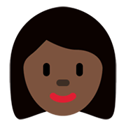 Emoji 👩🏿 Donna: Carnagione Scura su Twitter Twemoji 13.0.1.