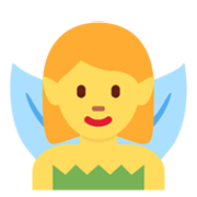 🧚‍♀️ Emoji Hada Mujer en Twitter Twemoji 13.0.1.