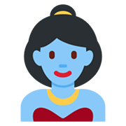 Emoji 🧞‍♀️ Genio Donna su Twitter Twemoji 13.0.1.
