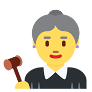 Emoji 👩‍⚖️ Giudice Donna su Twitter Twemoji 13.0.1.