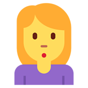 Emoji 🙎‍♀️ Donna Imbronciata su Twitter Twemoji 13.0.1.