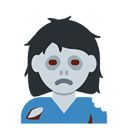 Emoji 🧟‍♀️ Zombie Donna su Twitter Twemoji 13.0.1.