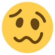 Emoji 🥴 Faccina Stordita su Twitter Twemoji 13.0.1.