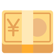 Emoji 💴 Banconota Yen su Twitter Twemoji 13.0.1.