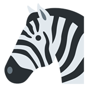🦓 Emoji Zebra Twitter Twemoji 13.0.1.