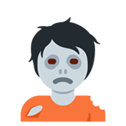 Emoji 🧟 Zombie su Twitter Twemoji 13.0.1.