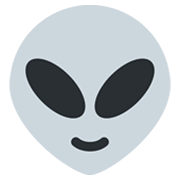 Emoji 👽 Alieno su Twitter Twemoji 13.0.