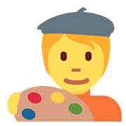 🧑‍🎨 Emoji Artista en Twitter Twemoji 13.0.