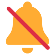 🔕 Emoji Campana Con Signo De Cancelación en Twitter Twemoji 13.0.