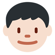 Emoji 👦🏻 Bambino: Carnagione Chiara su Twitter Twemoji 13.0.
