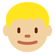 👦🏼 Emoji Niño: Tono De Piel Claro Medio en Twitter Twemoji 13.0.