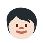 Emoji 🧒🏻 Bimbo: Carnagione Chiara su Twitter Twemoji 13.0.