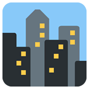 Emoji 🏙️ Paesaggio Urbano su Twitter Twemoji 13.0.