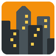 Emoji 🌆 Città Al Tramonto su Twitter Twemoji 13.0.
