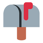 Emoji 📫 Cassetta Postale Chiusa Bandierina Alzata su Twitter Twemoji 13.0.