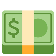 💵 Emoji Nota De Dólar na Twitter Twemoji 13.0.
