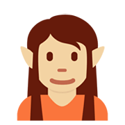 🧝🏼 Emoji Elf(e): mittelhelle Hautfarbe Twitter Twemoji 13.0.