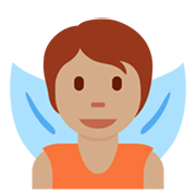 Emoji 🧚🏽 Fata: Carnagione Olivastra su Twitter Twemoji 13.0.