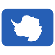 🇦🇶 Emoji Bandera: Antártida en Twitter Twemoji 13.0.