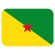 🇬🇫 Emoji Flagge: Französisch-Guayana Twitter Twemoji 13.0.