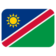 🇳🇦 Emoji Bandera: Namibia en Twitter Twemoji 13.0.