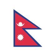 🇳🇵 Emoji Flagge: Nepal Twitter Twemoji 13.0.