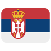 🇷🇸 Emoji Bandera: Serbia en Twitter Twemoji 13.0.