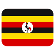 🇺🇬 Emoji Bandera: Uganda en Twitter Twemoji 13.0.
