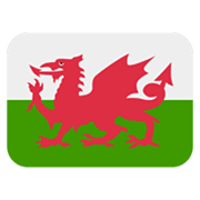🏴󠁧󠁢󠁷󠁬󠁳󠁿 Emoji Bandera: Gales en Twitter Twemoji 13.0.