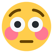 😳 Emoji Cara Sonrojada en Twitter Twemoji 13.0.