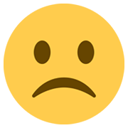 Emoji ☹️ Faccina Imbronciata su Twitter Twemoji 13.0.