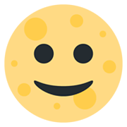🌝 Emoji Vollmond mit Gesicht Twitter Twemoji 13.0.