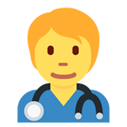 🧑‍⚕️ Emoji Trabajador de la salud en Twitter Twemoji 13.0.