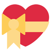 💝 Emoji Corazón Con Lazo en Twitter Twemoji 13.0.