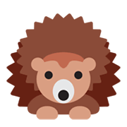 Emoji 🦔 Riccio su Twitter Twemoji 13.0.