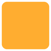🟧 Emoji Cuadrado Naranja en Twitter Twemoji 13.0.