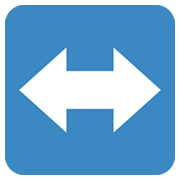 Emoji ↔️ Freccia Sinistra-destra su Twitter Twemoji 13.0.