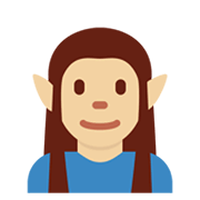 🧝🏼‍♂️ Emoji Elf: mittelhelle Hautfarbe Twitter Twemoji 13.0.