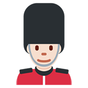 💂🏻‍♂️ Emoji Guarda Homem: Pele Clara na Twitter Twemoji 13.0.