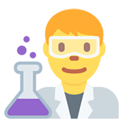 Emoji 👨‍🔬 Scienziato su Twitter Twemoji 13.0.