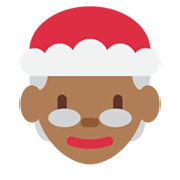 Émoji 🤶🏾 Mère Noël : Peau Mate sur Twitter Twemoji 13.0.