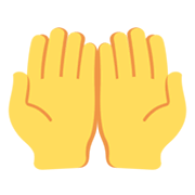 🤲 Emoji Handflächen nach oben Twitter Twemoji 13.0.