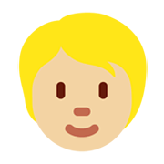 🧑🏼 Emoji Persona Adulta: Tono De Piel Claro Medio en Twitter Twemoji 13.0.