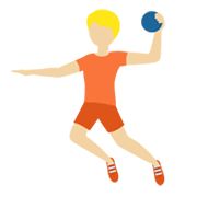 🤾🏼 Emoji Handballspieler(in): mittelhelle Hautfarbe Twitter Twemoji 13.0.