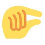 🤏 Emoji Wenig-Geste Twitter Twemoji 13.0.