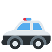 🚓 Emoji Coche De Policía en Twitter Twemoji 13.0.
