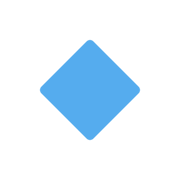 Emoji 🔹 Rombo Blu Piccolo su Twitter Twemoji 13.0.