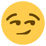 😏 Emoji selbstgefällig grinsendes Gesicht Twitter Twemoji 13.0.