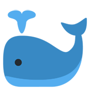 Emoji 🐳 Balena Che Spruzza Acqua su Twitter Twemoji 13.0.